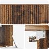 Wall Mounted TV Cabinet Reclaimed Wood Look 98 X 31 X 30 Cm Engineered Wood