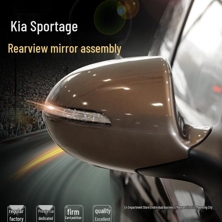 Electric Folding Painted Rearview Mirror for Kia Sportage 2011-2016 Models