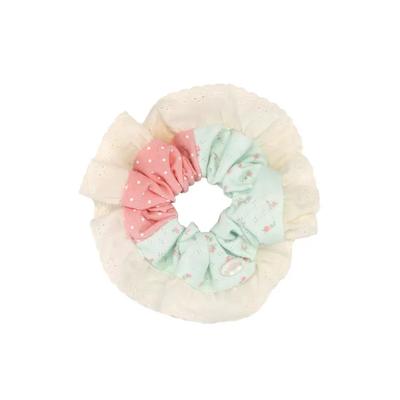 Lace Scrunchie_candy Mint