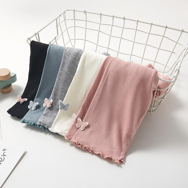 Mädchen Leggings für Sommer Dünner Stil Kinder Oberbekleidung Cropped Hosen für Babys Modai Cropped Hosen