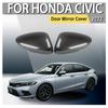 ABS Plastic Cars Accessories Car Upgrade Door Mirror Cover For Honda Civic  Car Decoration Car Rearview Accessories