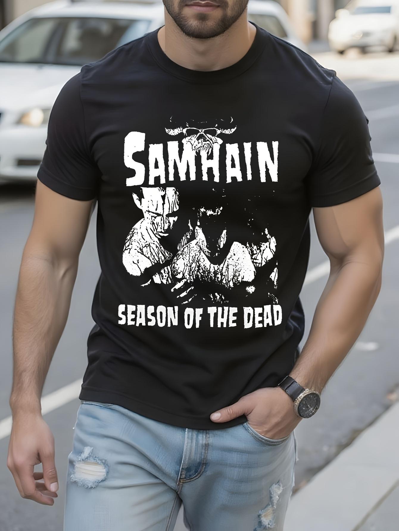 Vintage Gothic Halloween Tshirt - Samhain Season of the D... XXXL