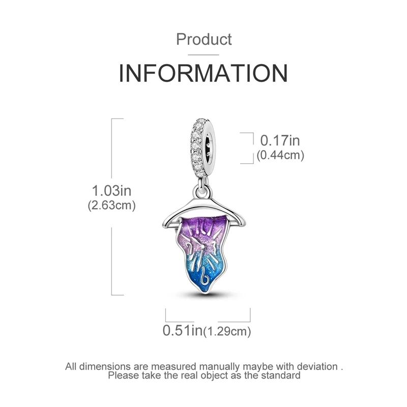 Charms Platadali'S Distorted Time Pendants Beads Fit Originalbracelets Charms For Women Jewelry Diy Making Fine Gifts