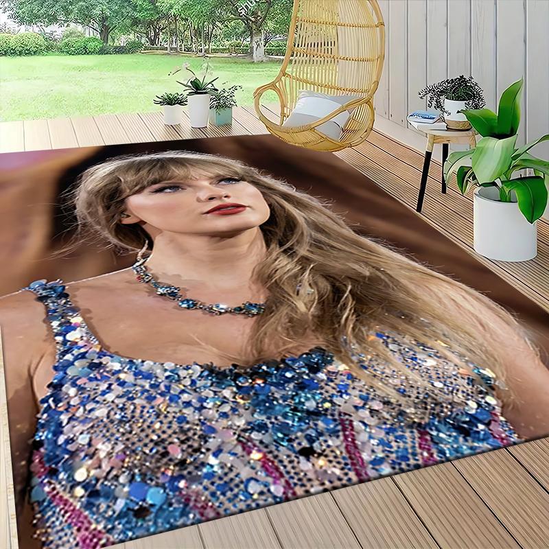 Taylor Swift Performance Carpet Rug Soft Washable Antislip Home Living Room Sofa Mats Personalized Christmas Rug