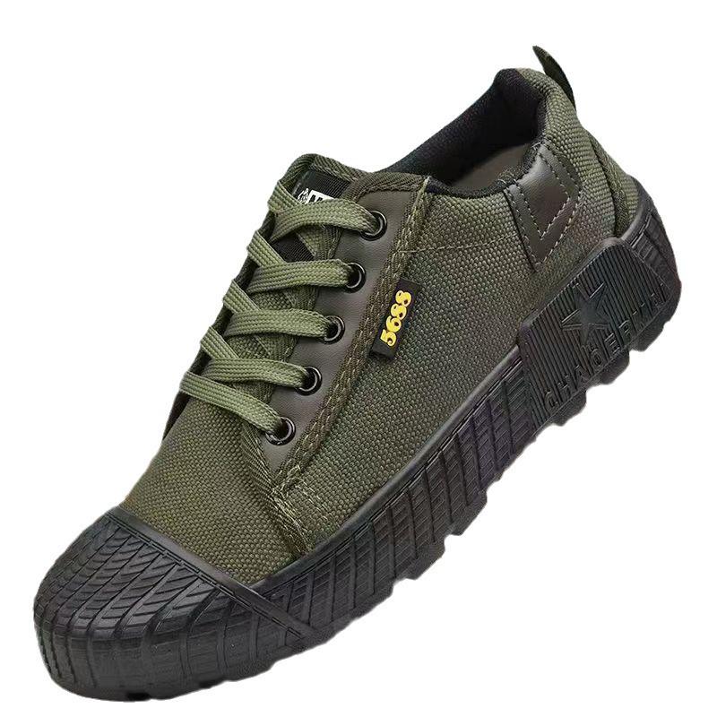 New Liberation Breathable Canvas Work Shoes for Farm and Construction, Available In High-Top and Low-Top Styles.