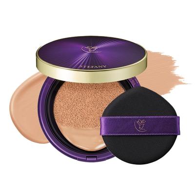 Ginza Stephanie Cosmetics Aging Cover Cushion / Dryness Prevention / Moisturizing / Gift / Foundation / Natural Beige / Anti-aging Care / High Coverag