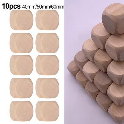 DIY Craft DIY Craft Unfinished Wood Printing Square Blocks