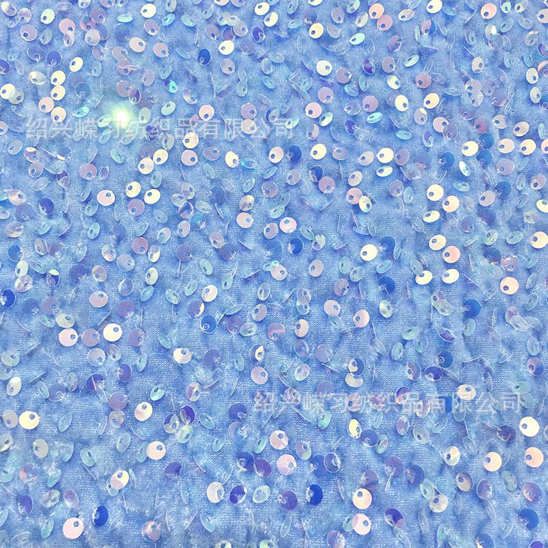 „50-kolorowa 5-milimetrowa flanelowa tkanina z cekinami: Elastyczna, haftowana na odzież damską i obuwie"