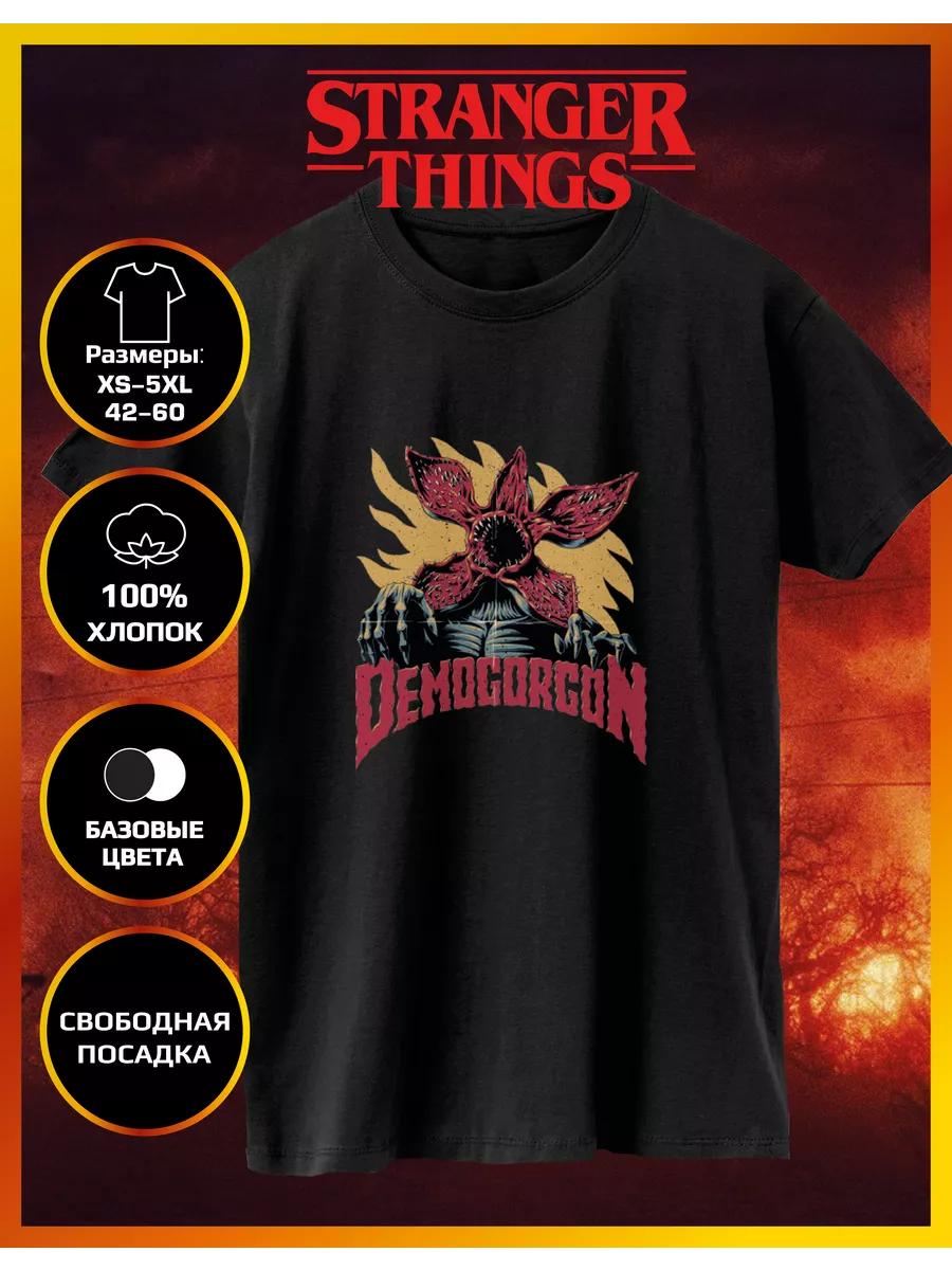 Demogorgon Very Strange Cases Printed T-shirt 2XL