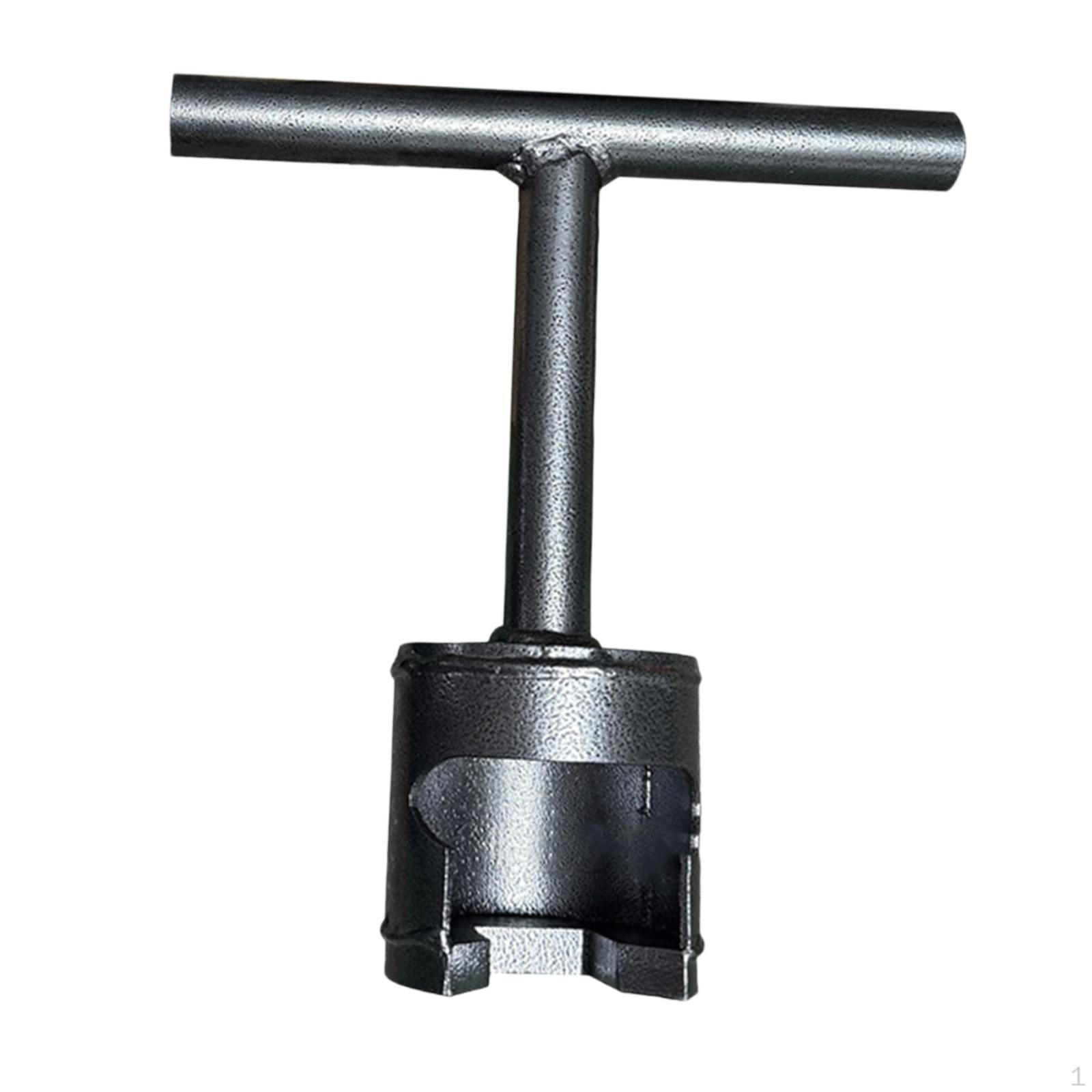 

Valve Wrench Spanner Multifunctional Anti Slip Handle Replace Parts Professional Sturdy Effortlessly