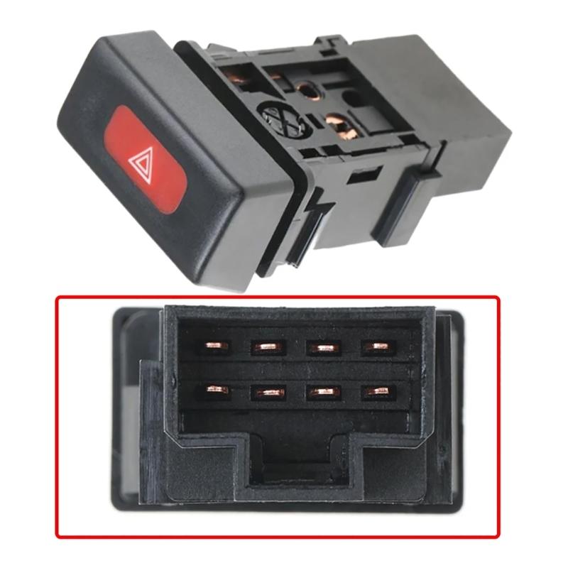 Warning Indicator Switch Warning Hazard Emergency Light Switch Button Replace 25290-F4100 25290F4300 for 1996-2000