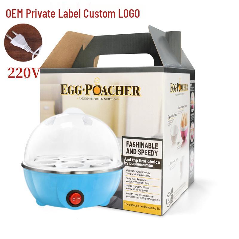 Mini Multi-Functional Egg Steamer with Automatic Power-Off for Household Use