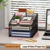 Multi-Layer Desk Organizer and File Storage Box