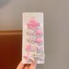 5Pcs Girls Cute Hair Clips Colorful Starfish Shell Pearl Design Duckbill Clip Children's Side Broken Hair Clips Mermaid Princess Hairpin Headdress
