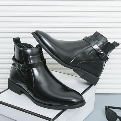 2024 Winter Heißverkaufende Street Fashion Workwear Schuhe High-End Herren High Top Stiefeletten Bankett Spitz Herren Formelle Schuhe