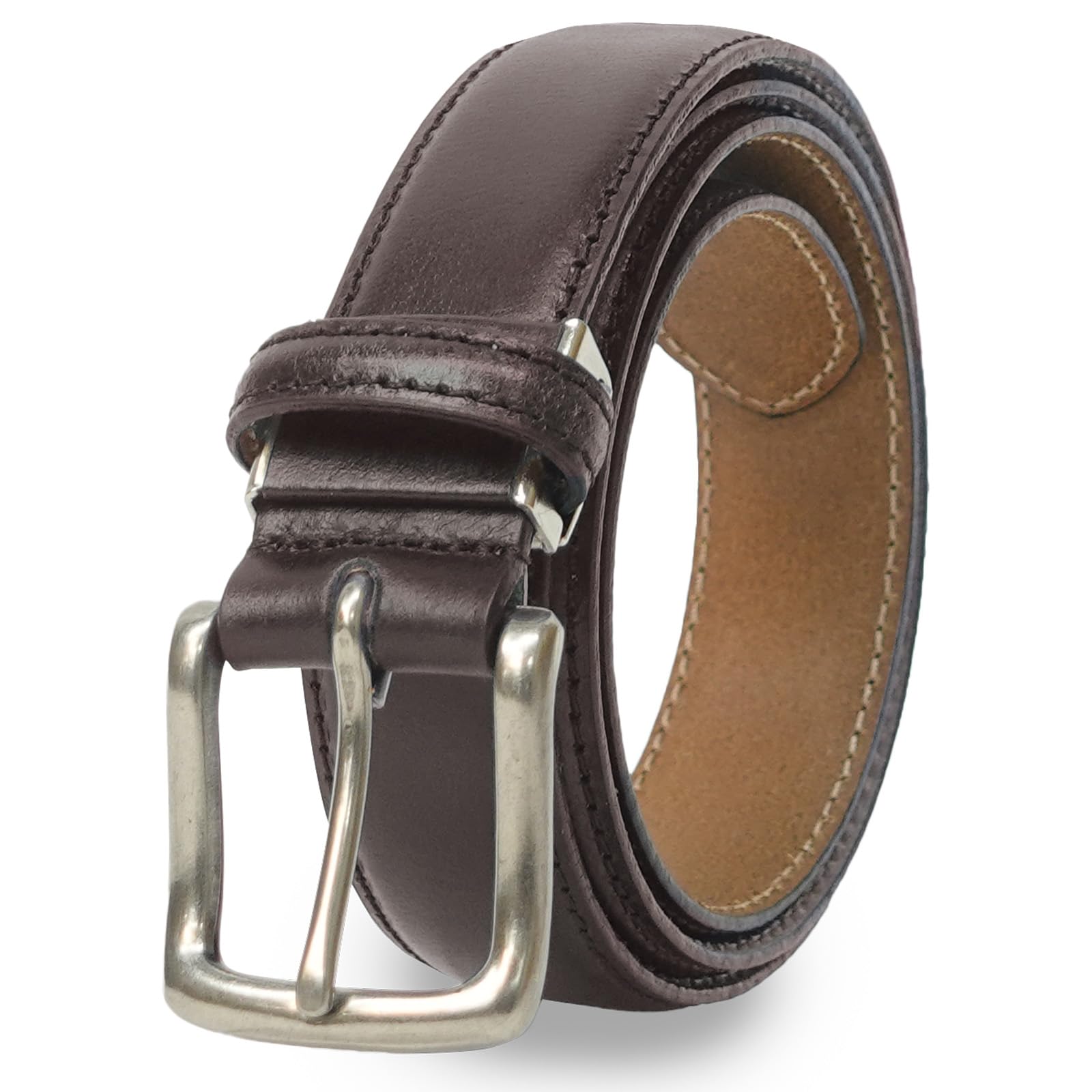 

[Edwin] Belt 30mm 116cm Made in Japan Cowhide Leather Hand-painted Feather 0111172