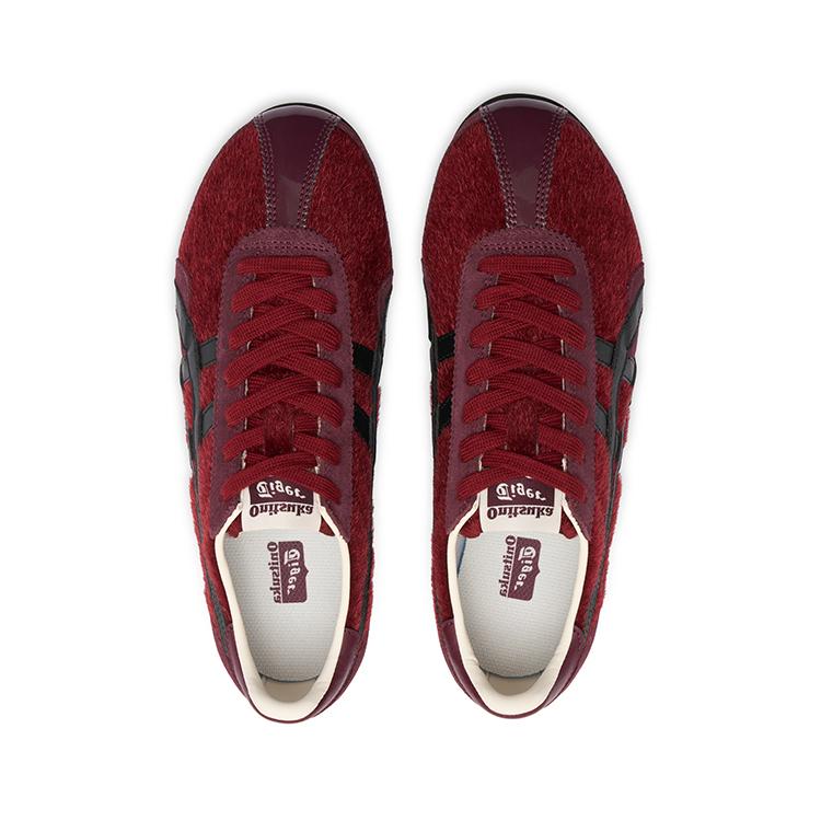 ONITSUKA TIGER Runspark Abriebfeste Low Top Freizeitschuhe Unisex Burgunderfarbene Sneaker 1183C536-500