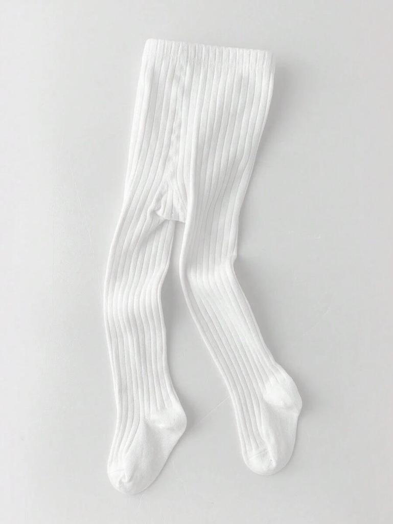 Solid Color Children's Tights - Breathable, Warm, Sweat-Absorbing, Versatile Wide Waistband for Spring and Autumn