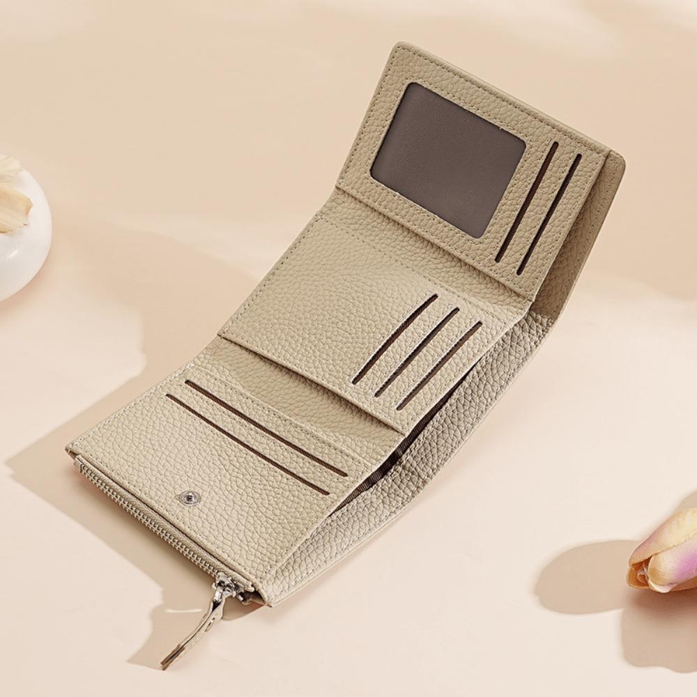 Wallet female credit card bag rfid folding card holder zipper change bag female