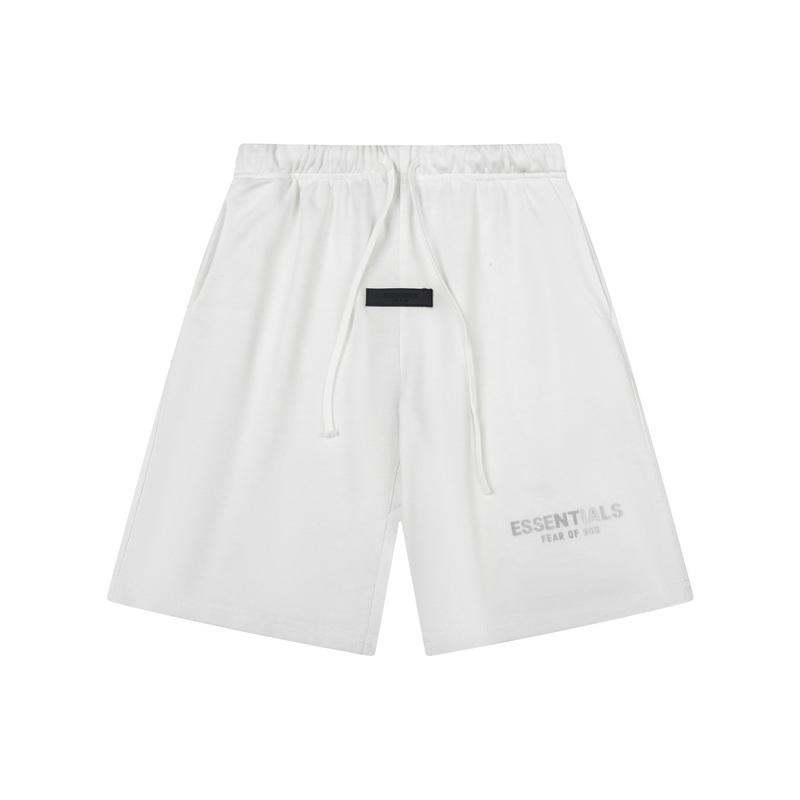 2629 Fear Of God Essentials Basic Street Style Men Letter Print Shorts Multi‑Colors Loose Summer Leisure Sports Shorts