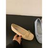 Fashion 2025Soft Female Silk Fashion Shallow Ladies Flats With Shoes Slides Round Toe Footwear Slip On Women Ballet