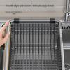 Stainless Steel Sink Drain Basket with Chopstick Holder