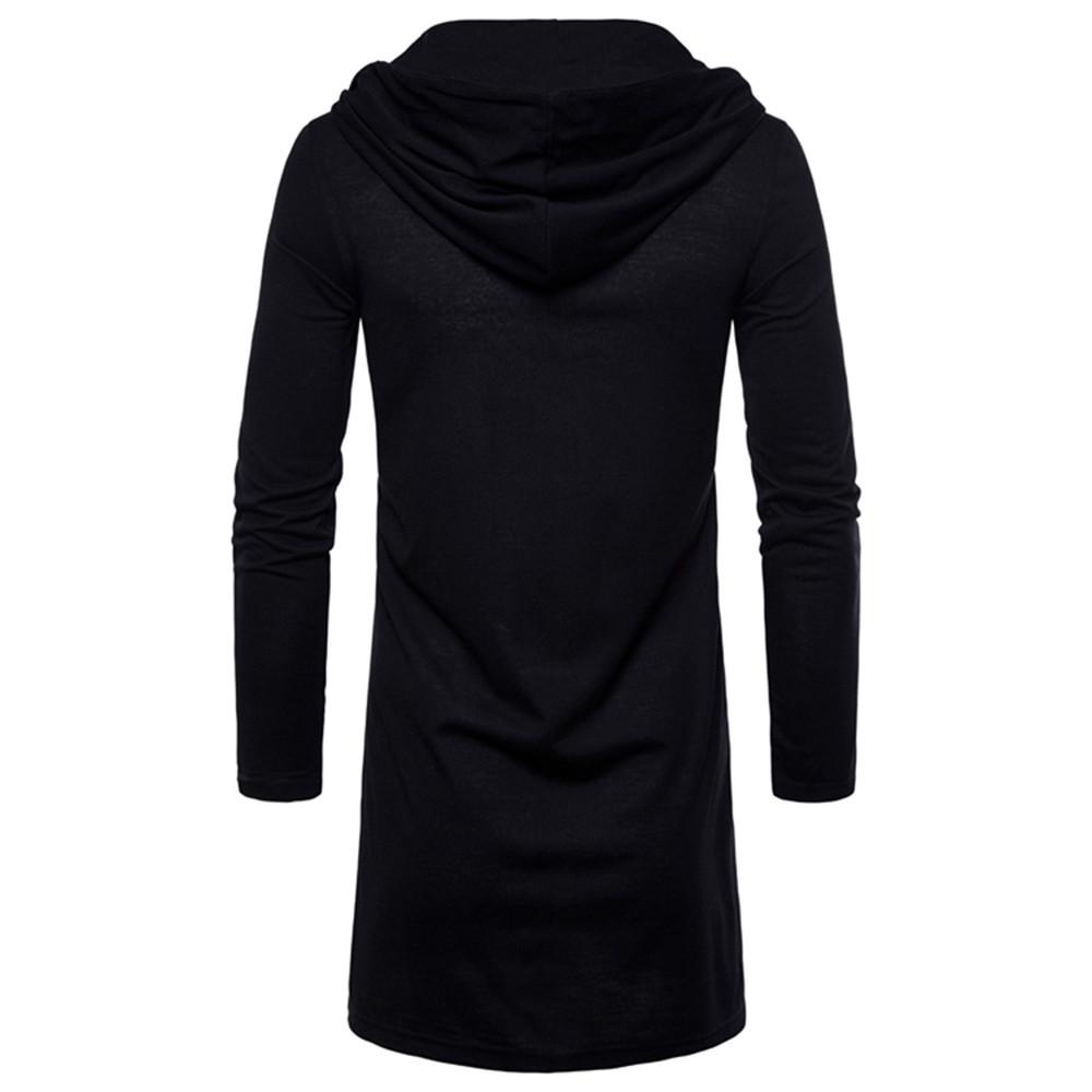 Abrigos y chaquetas de moda para hombre con capucha gabardina sólido  chaqueta cárdigan manga larga blusa comprar a buen precio — entrega  gratuita, reseñas reales con fotos — Joom