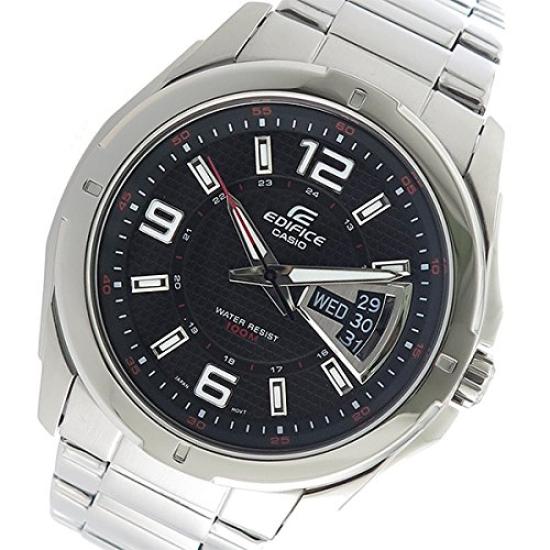

Casio EDIFICE Quartz Watch Black Men s EF-129D-1A [Used]
