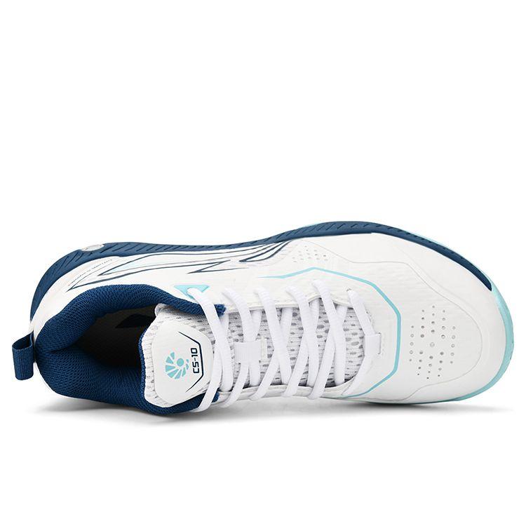 Li Ning Casual Versatile Non-Slip Wear-Resistant Low-Top Badminton Shoes Unisex Shoes White Denim-Blue AYZT003-2