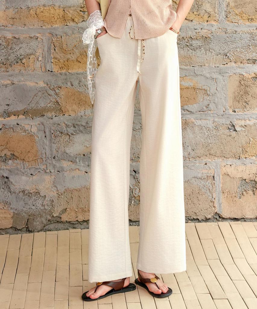 PIGMENT Cooling All-Elastic Belted Pants Set (Kypt2602026)