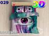 3D cotton satin bedding 160x200cm OKO