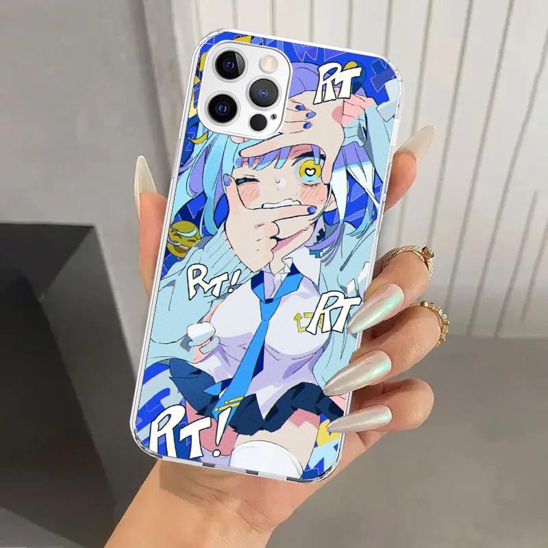 Cute Anime Girl INS Phone Case for Iphone 17 Air 16 15 Plus 14 13 Mini 12 11 Pro Max 16E 7 8 SE 2020 Soft Funda Print Shell 17 A