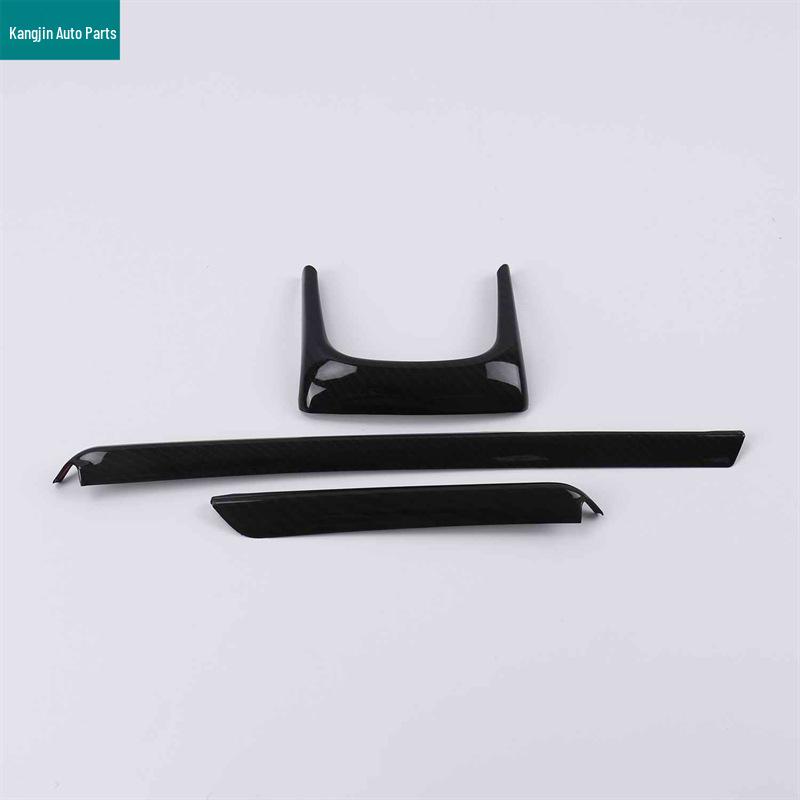 BMW 16 X1 Carbon Fiber ABS Interior/Exterior Trim for Headlight, Steering Wheel, and Air Vent Adjustment.