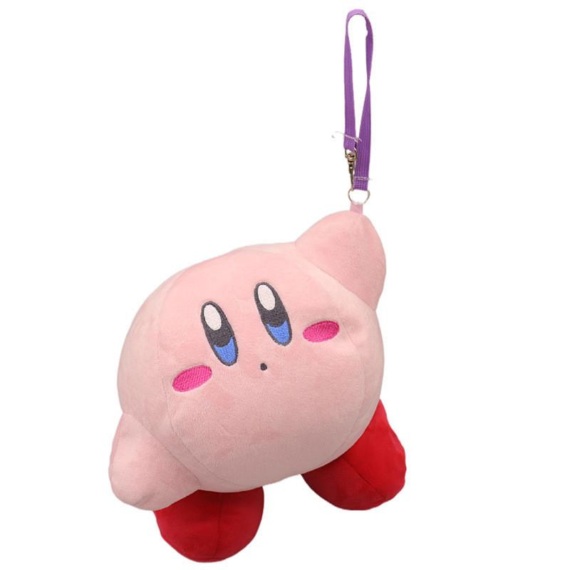 Adorable Kirby Plush Toy With Soft Foam Beads And Reversible U-shaped Pillow