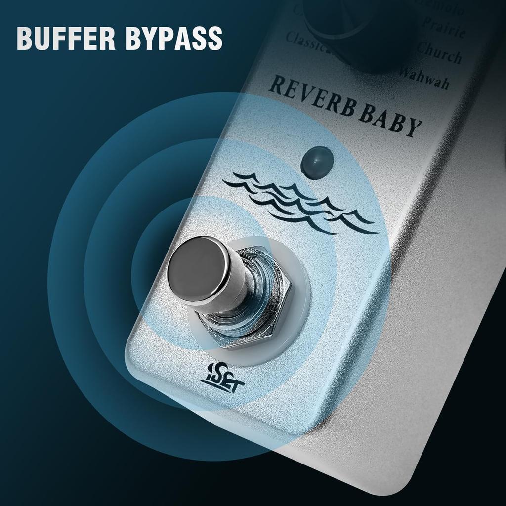 ISET Guitar Effect Analog Guitar Pedal (Reverb Plus)