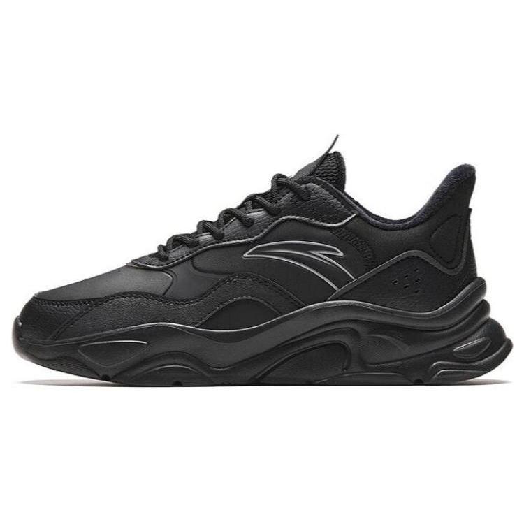 

Anta Millennial Generation Fleece Lined Slip Resistant Abrasion Resistant Low top Casual Shoes Women s Black 922348826-5 36