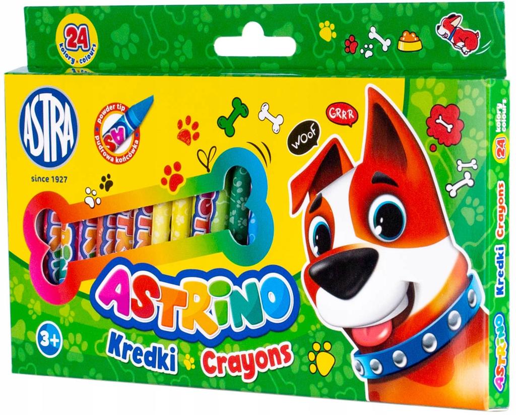 KREDKI ASTRINO 24 KOL  GRAFIONOWE 8297