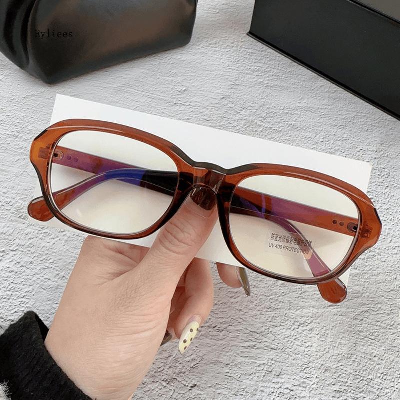 Fashion Men Clear Round Frame Glasses Frame For Men Women Computer Eyeglasses Anti Blue Light Glasses Eyewear Blocking Glasses