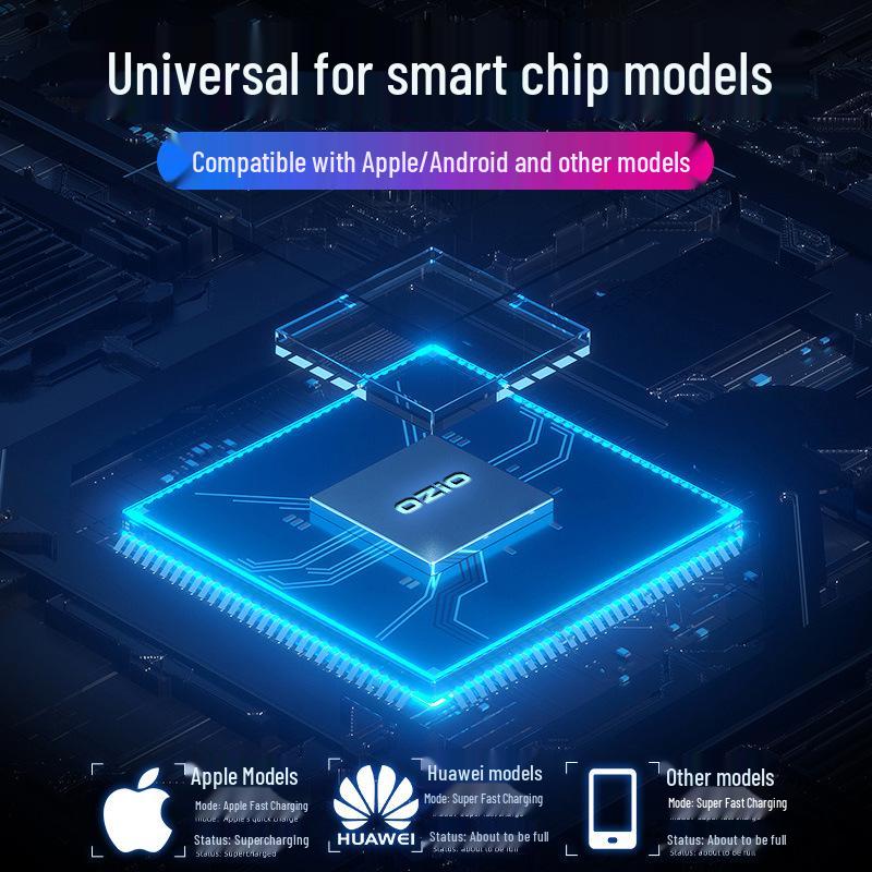 Oshur Fast Charging Car Charger with USB Expansion & Triple Cigarette Lighter Adapter