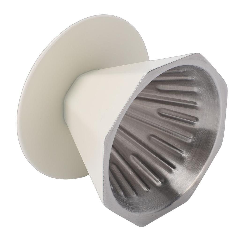 Pour Over Coffee Dripper 304 Stainless Steel Double Layer Octagonal Metal Cone Coffee Maker Filter for Home Travel