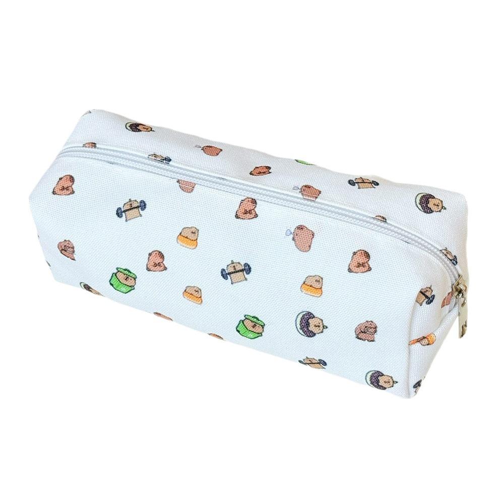 

Multifunctional Pen Bag Capybara Pencil Case Cute Stationery Organizer for Students Style 3