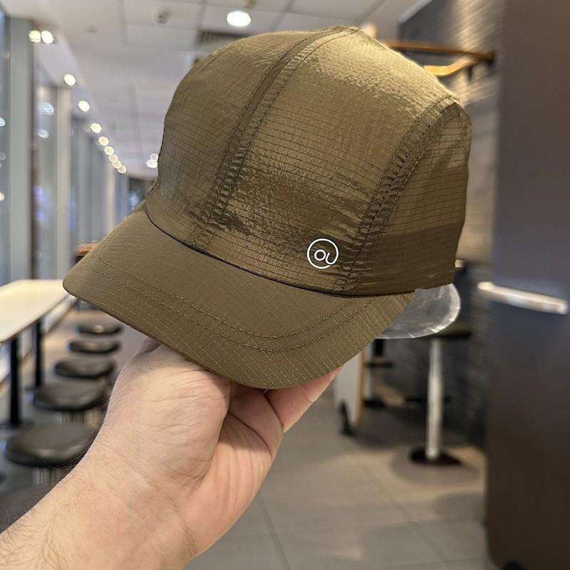 Small Letter Hot Stamping Simple Quick-drying Short-brimmed Cap Men's and Women's Summer Outdoor Light and Thin Sunscreen Baseball Cap