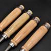 6/12/18/24mm 4Pcs Wood Carving Chisels Set Professional for Woodworking with Ergonomic Wood Carving Tools DIY Auxiliary Tools
