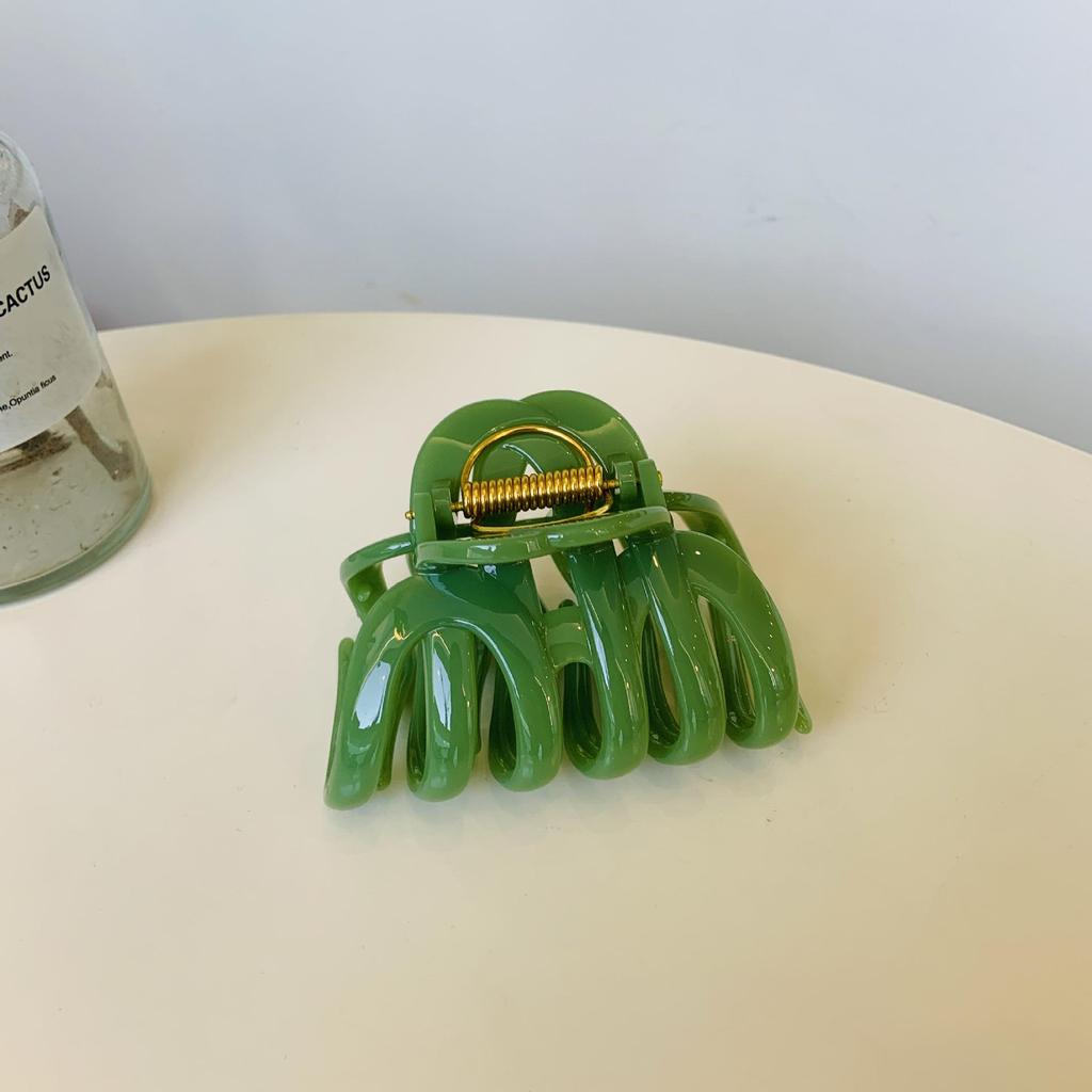 Large Super Grip Pumpkin Claw Clip for Thick Hair - Shark Style Updo Hair Clip 2025