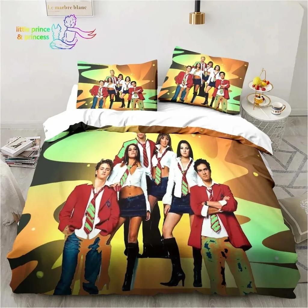 Band RBD Bedding Set Single Twin Full Queen King Size Bed Set Adult Boys Bedroom 3D Print Bedding Music Lover Gift