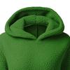 Womens Fleece Lined Hoodie Warm Pullover Solid Color Long Sleeve Hooded