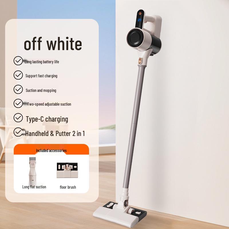 

High-Power Handheld Wireless Vacuum Mop Combo for Pet Hair and Dust Removal