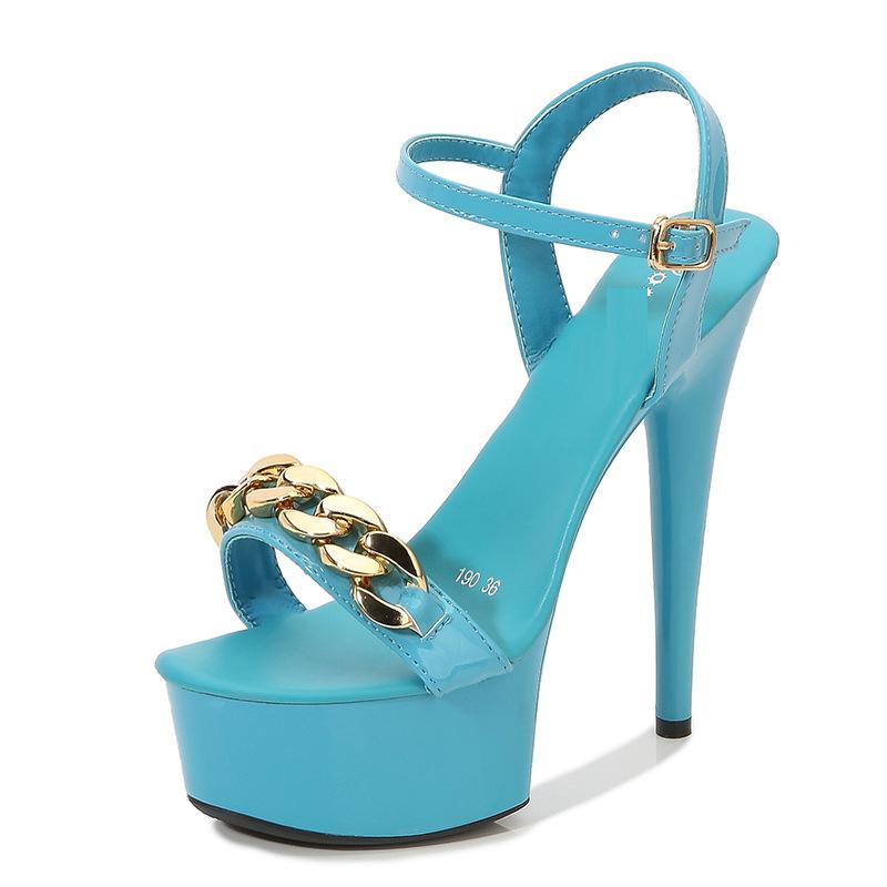 Platform Slippers Women's Summer Waterproof Platform Anti Slip Sexy Shoes