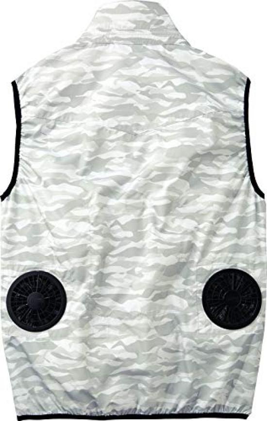 Jichodo Air Conditioned Clothing Vest 74070 Silver Camouflage LL Size Z-DRAGON