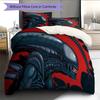 Cartoon Pattern Bedding Quilt Set Quilt Cover Pillowcase Home Decoration Birthday Gift (1 * Duvet Cover + 2 * Pillowcase, Without Core)